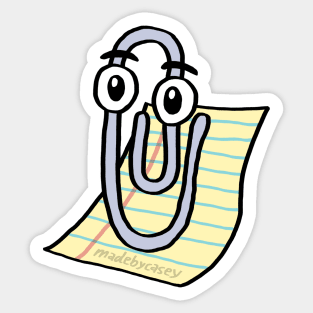 Clippy Sticker